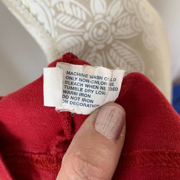 Boys Gap KIDS Vintage Sweatshirt Top, Size Large, Red, Blue, Cream, Long sleeves - Picture 6 of 7